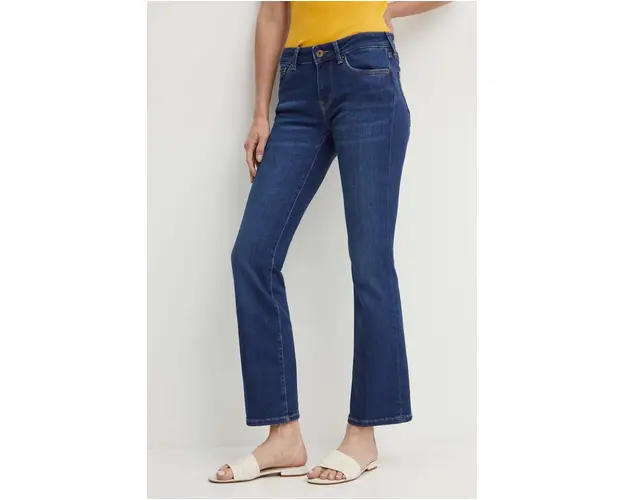 Pepe Jeans jeansi BOOTCUT LW femei high waist, PL204732DP6