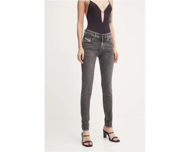 Diesel jeansi 2017 SLANDY femei, culoarea gri, A04108.09J07