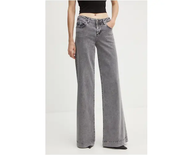 Versace Jeans Couture jeansi femei, culoarea gri, 77HAB506 CDW27