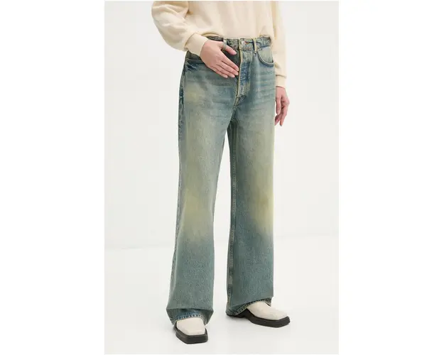 Samsoe Samsoe jeansi SHELLY femei high waist, F24300133
