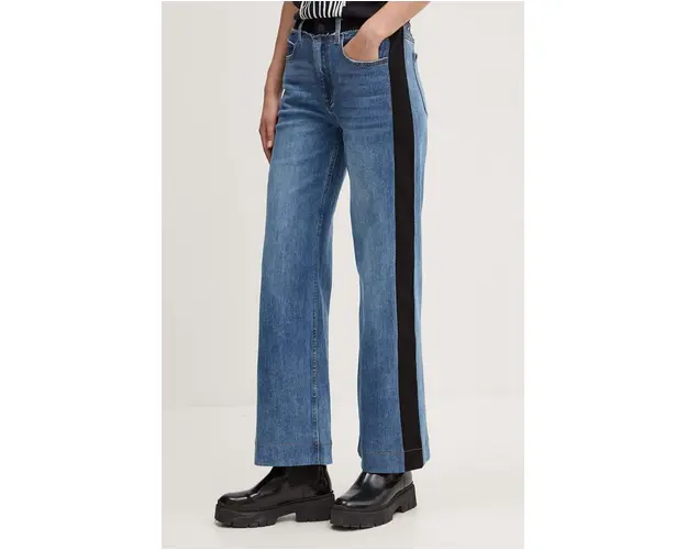 Desigual jeansi AYANA femei high waist, 24WWDD44