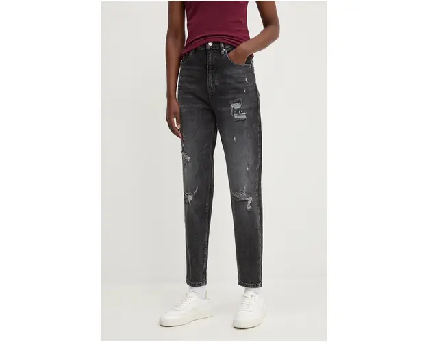 Tommy Jeans jeansi femei high waist, DW0DW19620