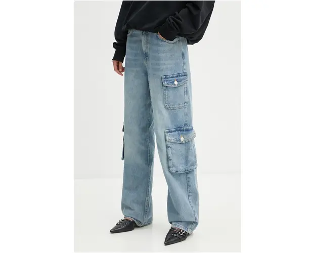 Moschino Jeans jeansi femei high waist, J0331 8720