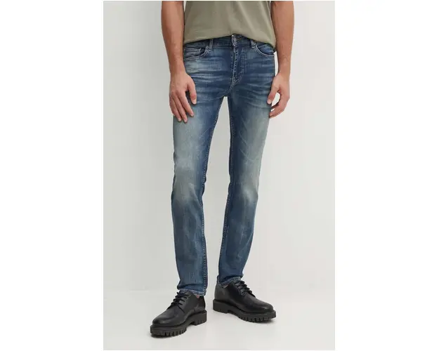 Boss Orange jeansi barbati, culoarea albastru marin, 50521313