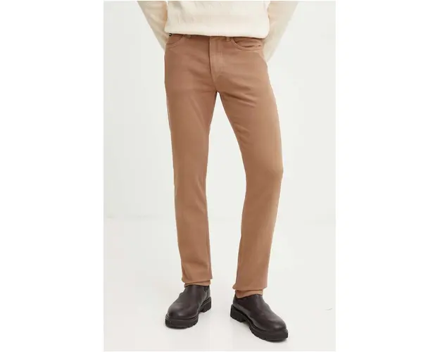 BOSS jeansi barbati, culoarea bej, 50520539