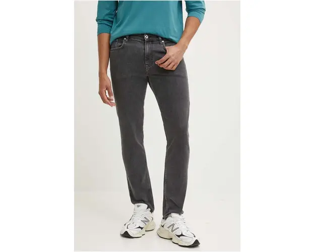 Karl Lagerfeld Jeans jeansi barbati, culoarea gri, 245D1106