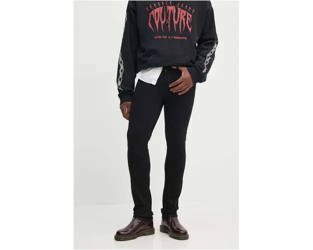 Versace Jeans Couture jeansi barbati, culoarea negru, 77GAB5S0 CDW00