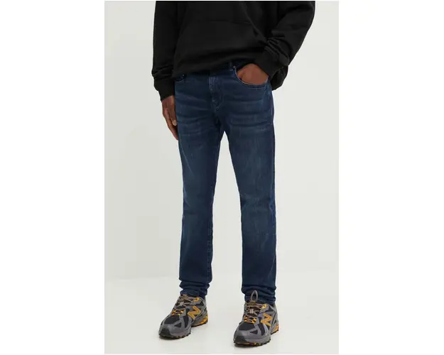 Diesel jeansi 2019 D-STRUKT barbati, culoarea albastru marin, A03558.0GRDJ
