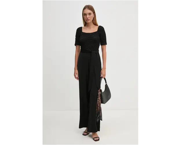 Dkny salopeta culoarea negru, cold shoulder, DD4E2933