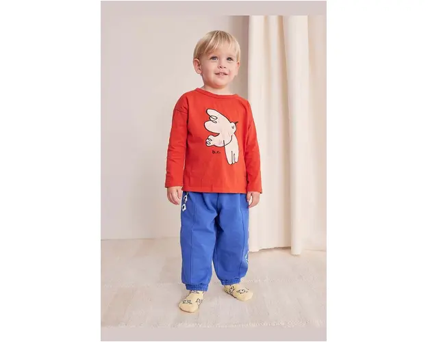 Bobo Choses pantaloni de trening pentru bebelusi Diamonds cu imprimeu, 224AB062