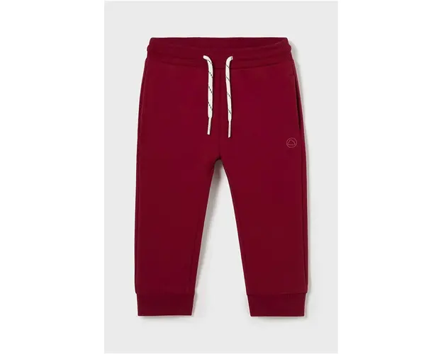 Mayoral pantaloni de trening pentru copii culoarea bordo, neted, 704