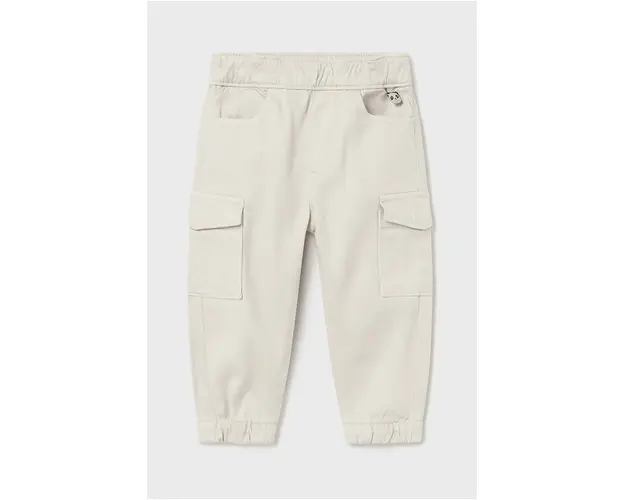 Mayoral pantaloni copii culoarea bej, neted, 2535