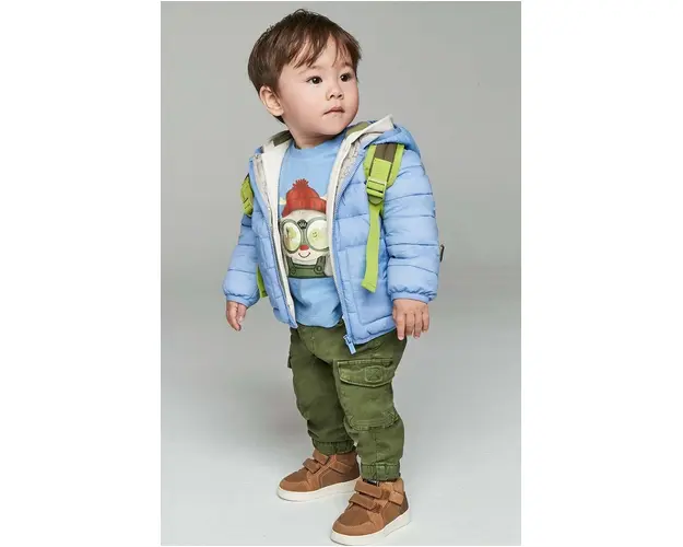 Mayoral pantaloni copii culoarea verde, neted, 2535