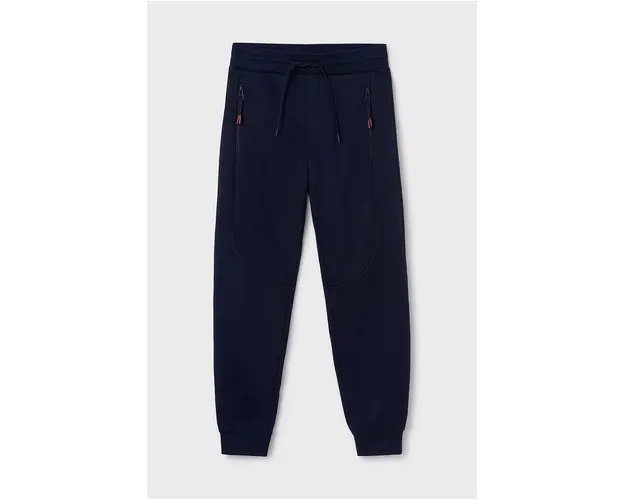 Mayoral pantaloni de trening pentru copii culoarea albastru marin, neted, 7530