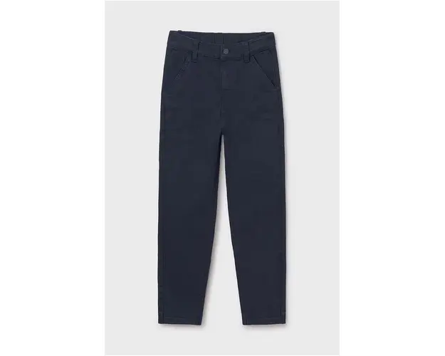 Mayoral pantaloni copii joggery culoarea albastru marin, neted, 7540