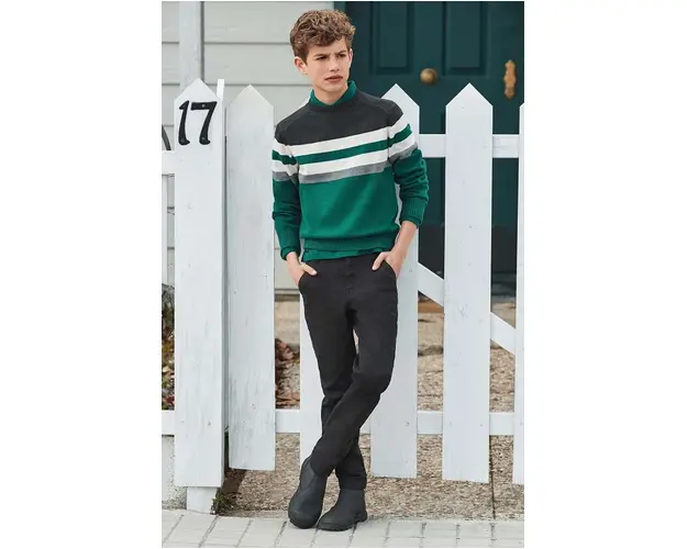 Mayoral pantaloni copii joggery culoarea negru, neted, 7540