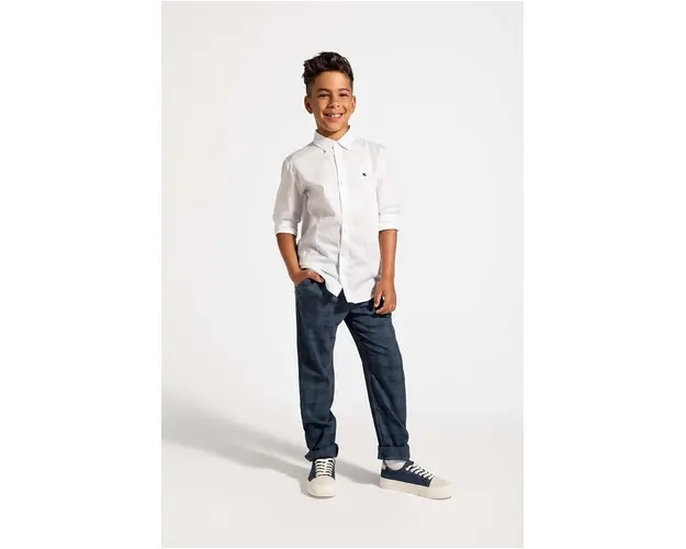 Coccodrillo pantaloni copii culoarea albastru marin, modelator, BACK TO SCHOOL BOY