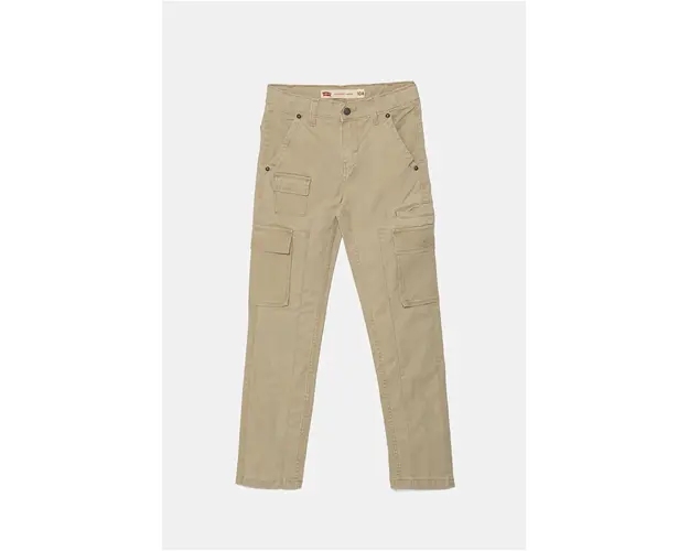 Levi's pantaloni copii REGULAR TAPER CARGO culoarea bej, neted, 9EL222