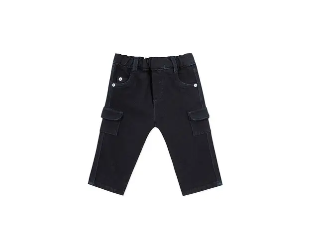 Tartine et Chocolat pantaloni copii culoarea albastru marin, neted, TZ22031