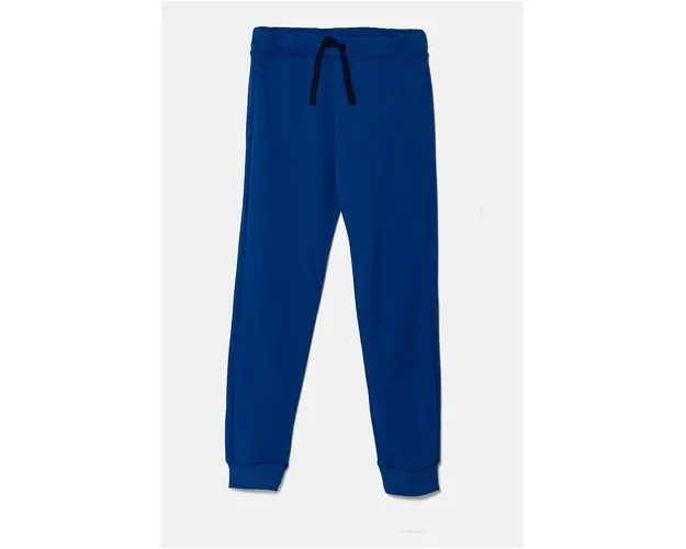 United Colors of Benetton pantaloni de trening din bumbac pentru copii neted, 3J68CF058