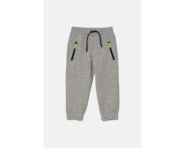 United Colors of Benetton pantaloni de trening pentru copii culoarea gri, neted, 330SGF03Z