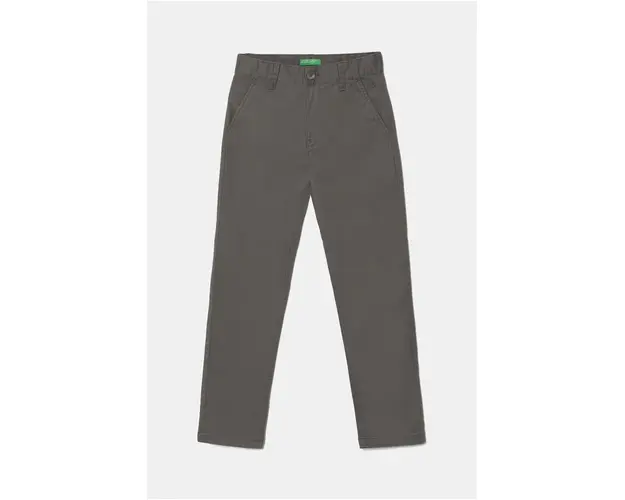 United Colors of Benetton pantaloni copii culoarea gri, neted, 4HM6CF011