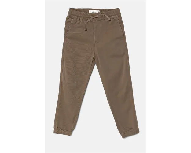 Abercrombie & Fitch pantaloni copii culoarea bej, neted, KI230-4022