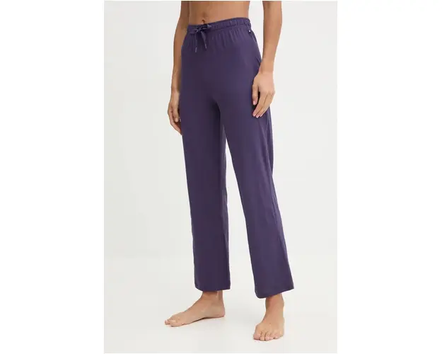 BOSS pantaloni de lounge culoarea violet, neted, 50520148