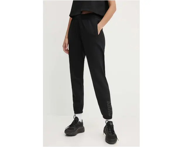 Dkny pantaloni de trening culoarea negru, cu imprimeu, DP4P3394