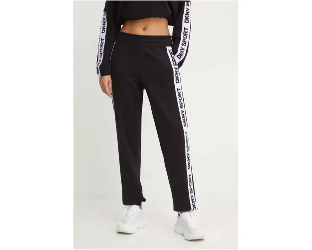 Dkny pantaloni de trening culoarea negru, modelator, DP4P3462