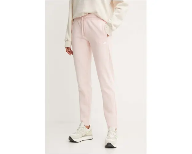 adidas pantaloni de trening Essentials culoarea roz, neted, IY1635