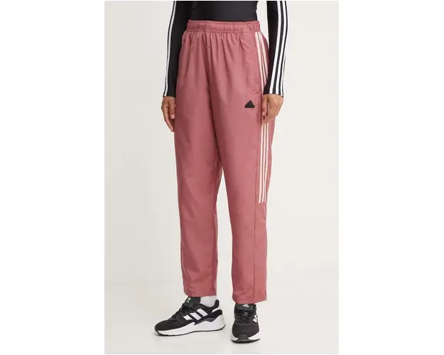 adidas pantaloni de trening Tiro culoarea roz, cu imprimeu, JJ4665
