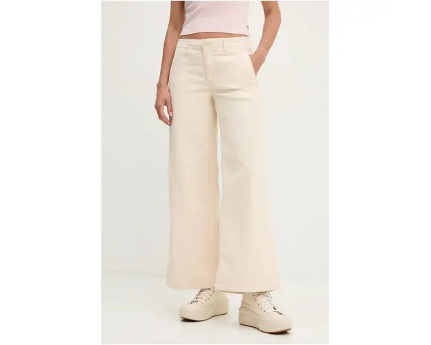 Levi's jeansi femei, culoarea bej, A8700
