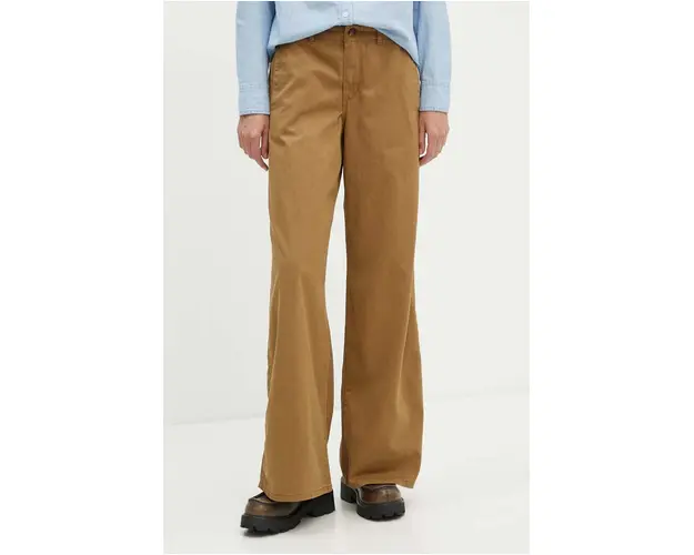 Levi's jeansi femei, culoarea maro, A8700