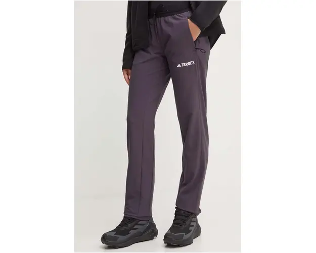 adidas TERREX pantaloni de exterior Liteflex culoarea violet, IW6595