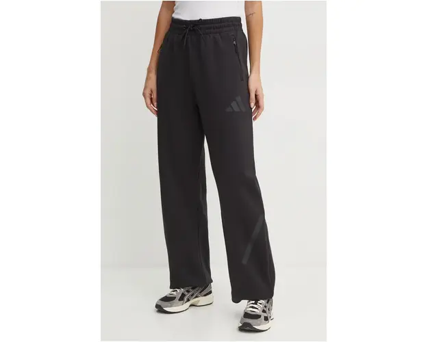adidas pantaloni de trening ZNE culoarea negru, cu imprimeu, JE7850