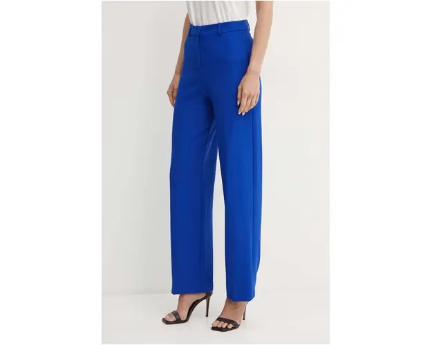 Morgan pantaloni POYA.F femei, lat, high waist, POYA.F