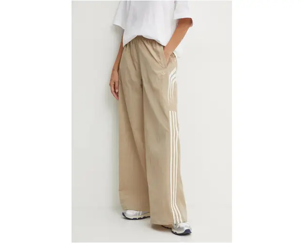 adidas Originals pantaloni femei, culoarea bej, modelator, IY9240