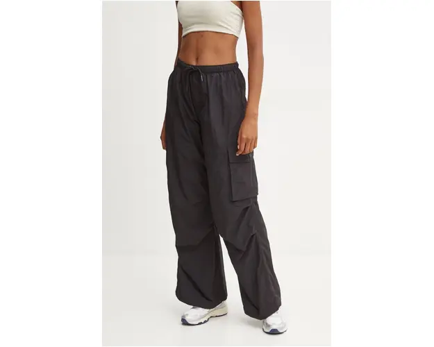 P.E Nation pantaloni Award Pant femei, culoarea negru, neted, 243P309