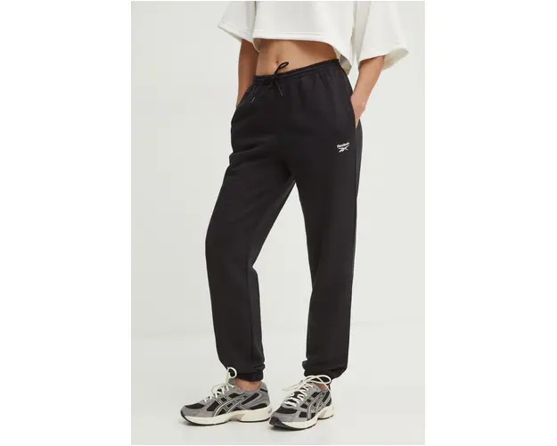 Reebok Classic pantaloni de trening culoarea negru, neted, 100202910