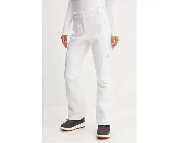 Helly Hansen pantaloni de schi Bellissimo 2 culoarea alb, 65736