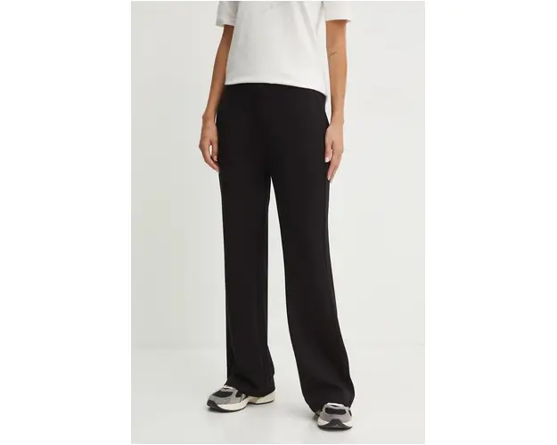 Sportalm pantaloni de trening culoarea negru, neted, 1816538752