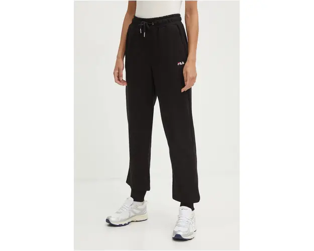 Fila pantaloni de trening Buetzow culoarea negru, neted, FAW0701
