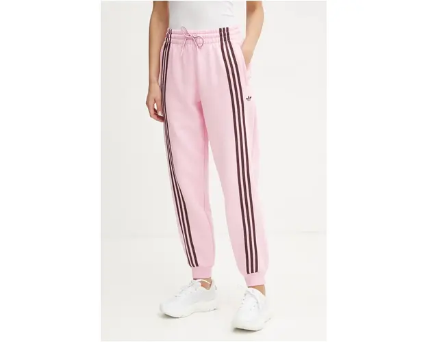 adidas Originals pantaloni de trening culoarea roz, modelator, JN8281