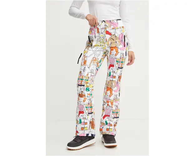 Rossignol pantaloni de schi Sublime x JCC culoarea alb, RLNWP14