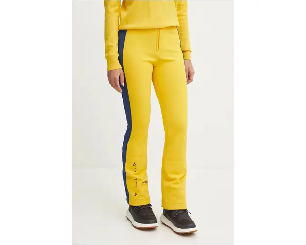 Rossignol pantaloni de schi Sisrius x JCC culoarea galben, RLMWP18