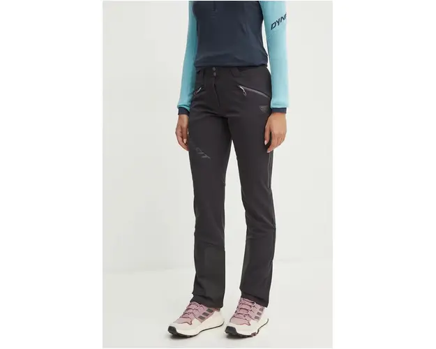 Dynafit pantaloni sport TLT Touring Dynastretch femei, culoarea negru, 08.0000071389