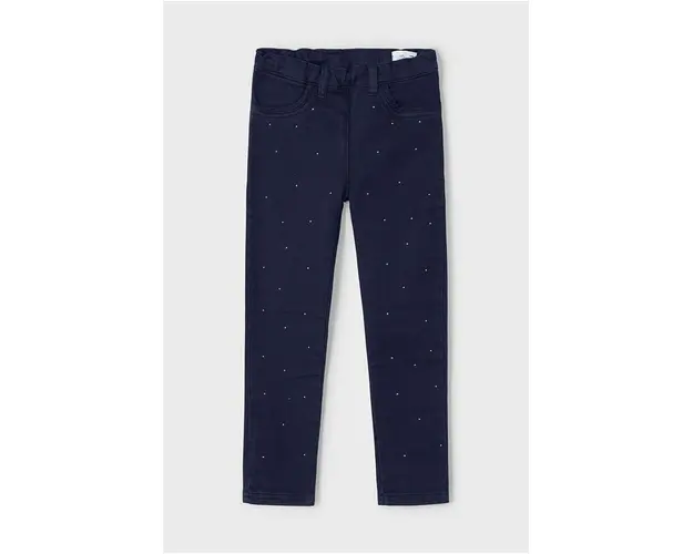 Mayoral pantaloni copii culoarea albastru marin, cu imprimeu, 4546