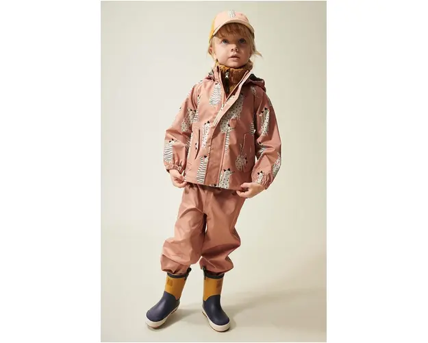 Liewood pantaloni de ploaie pentru copii Manu Pants culoarea roz, LW19149