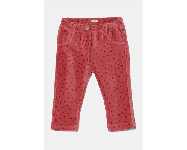 United Colors of Benetton pantaloni bebe culoarea roz, modelator, 4T4MAE005